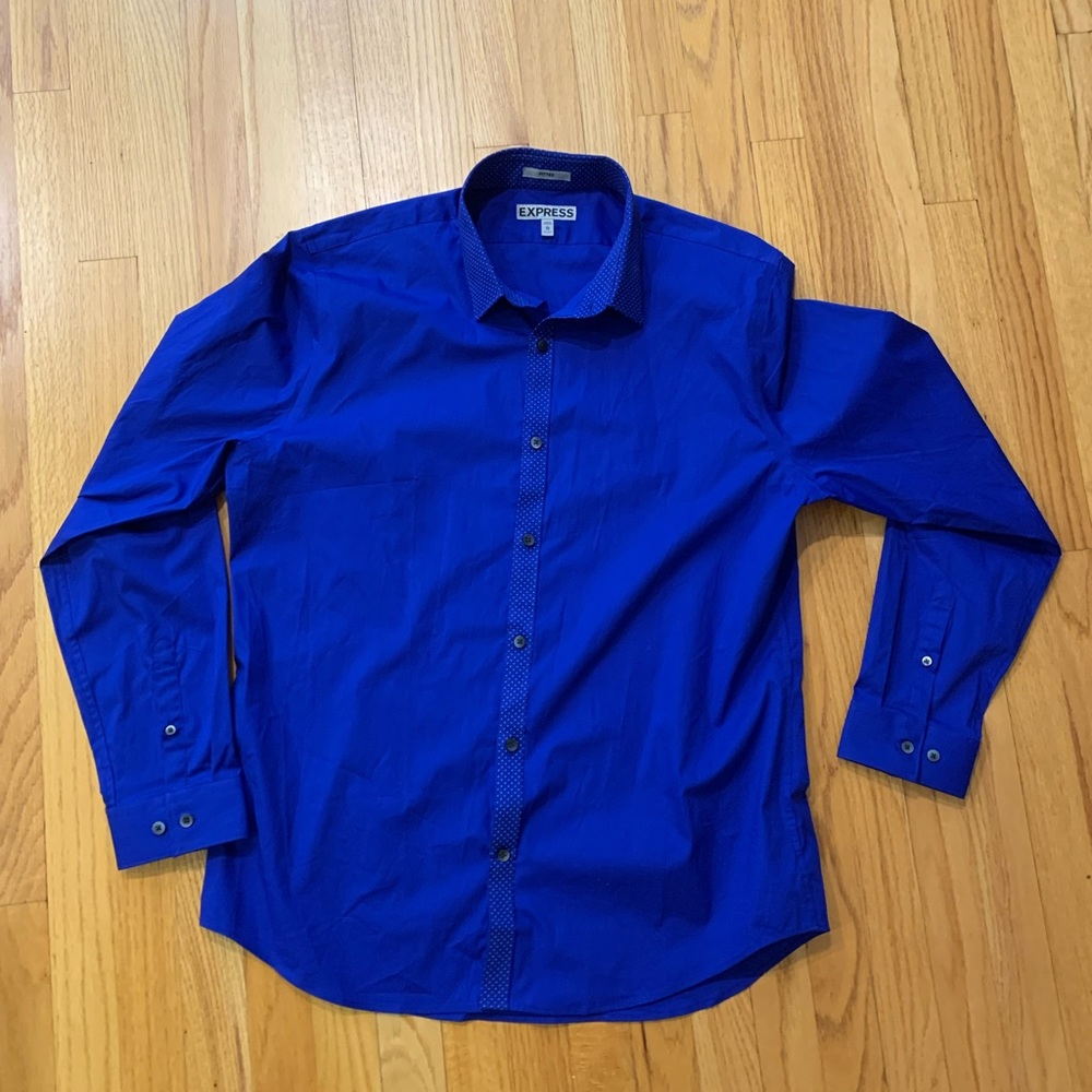 Mens xl fitted dress shirt